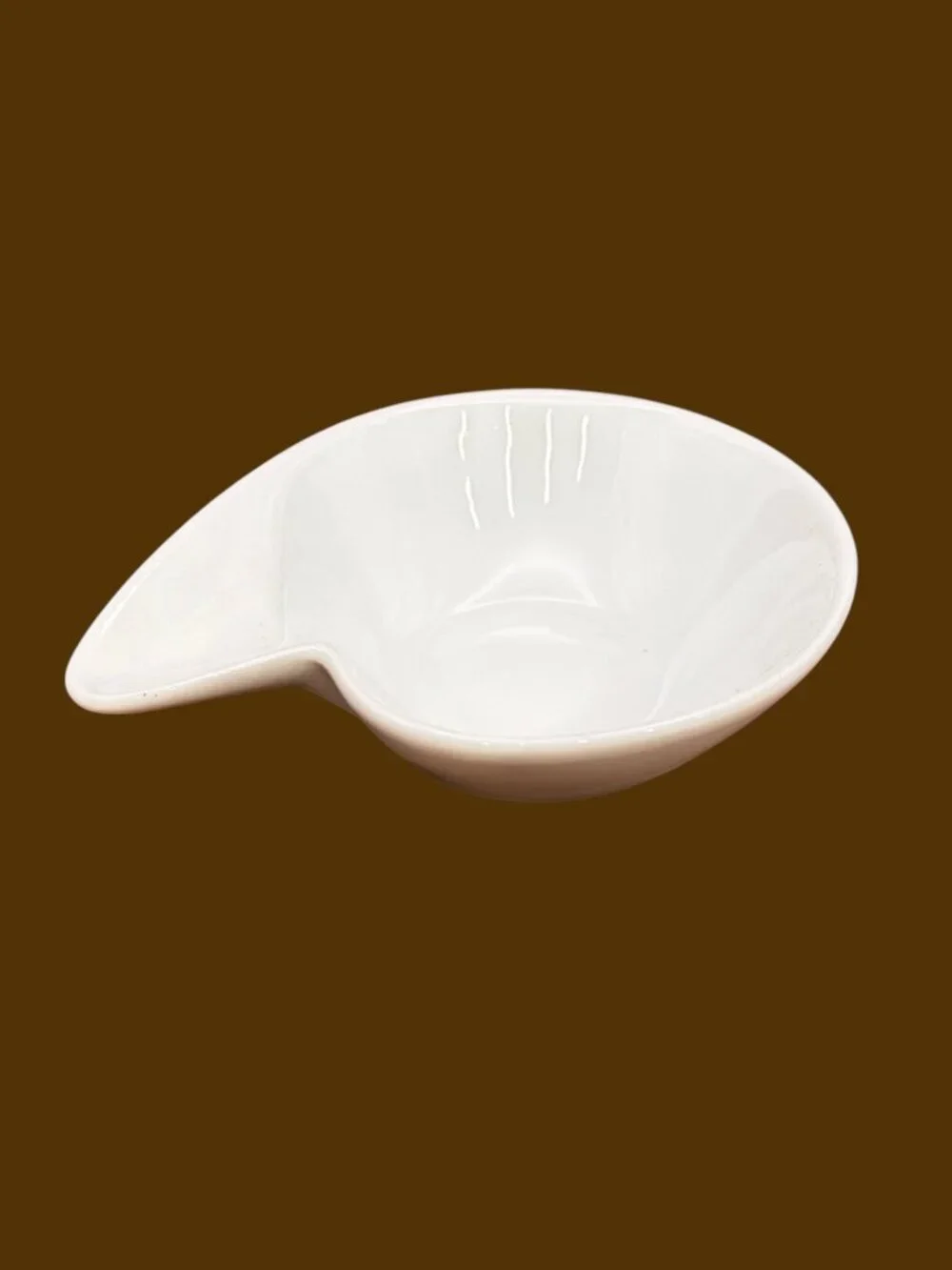 White Nautilus Shell Shaped Bowl Made Of Porcelain Ceramic Dish Bowl Small Plate